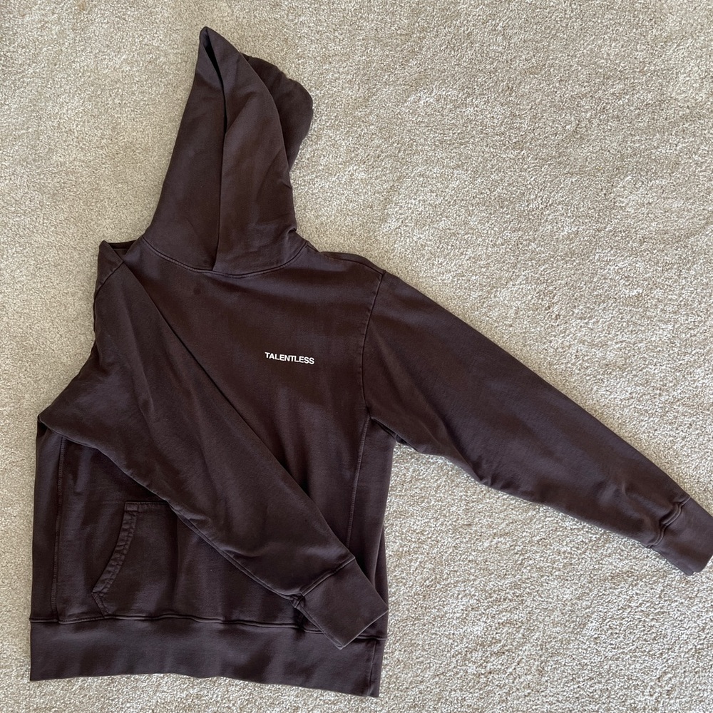 Talentless Brown Hoodie